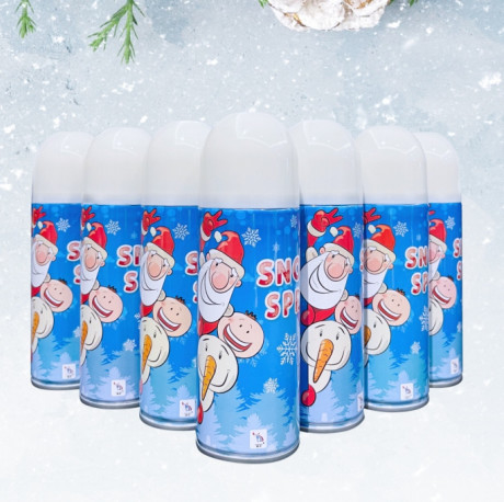Odmサンタの雪のスプレーのクリスマス・パーティのツリー ブランチはガラス窓 ミラーの装飾を包む
