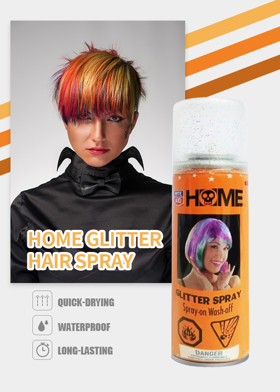 エコフレンドリーパーティー用 輝くヘアスプレー 洗える色 スタイリッシュな外観